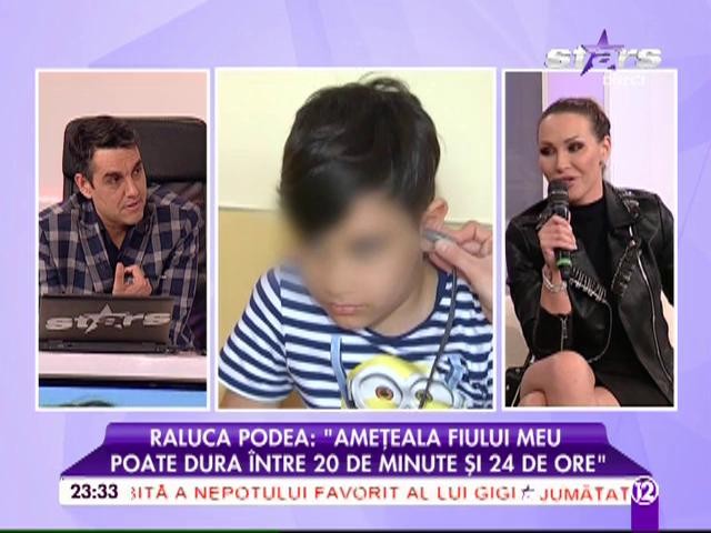 Raluca Podea, &icirc;ngrijorată pentru fiul său! "Ameţeala fiului meu poate dura &icirc;ntre 20 de minute şi 24 de ore"
