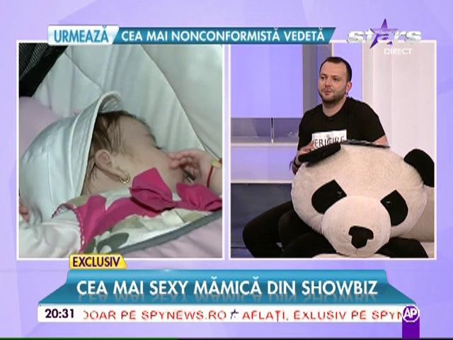 Cea mai sexy mămică din showbiz, plimbare &icirc;n parc! "Am alăptat-o pe Izabela &icirc;n maşină"