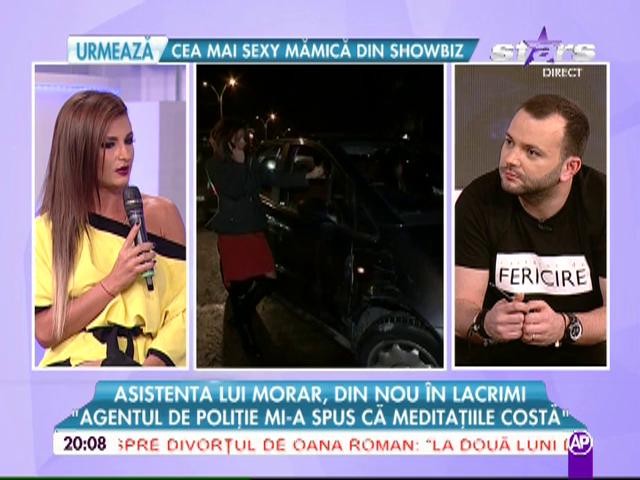 Asistenta lui Morar, din nou &icirc;n lacrimi! A rămas fără carnet după ce doi poliţişti i-au propus o &icirc;nt&acirc;lnire
