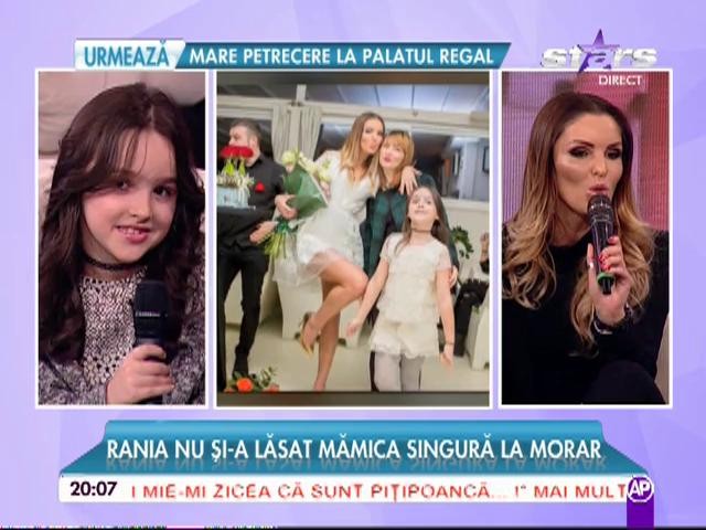 VIDEO / Denisa Nechifor are de ce să fie m&acirc;ndră! Rania, fiica ei, e o adevărată domnişoară! Cum a apărut &icirc;n direct, la "Răi da'buni"