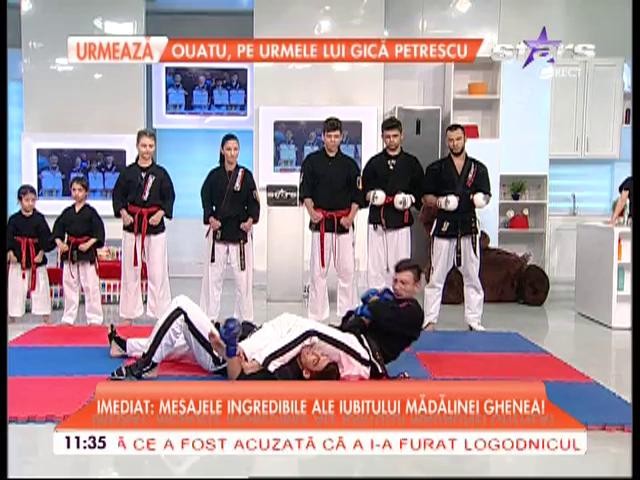 Claudia Ghiţulescu, bătaie &icirc;n direct la "Star Matinal de Weekend"