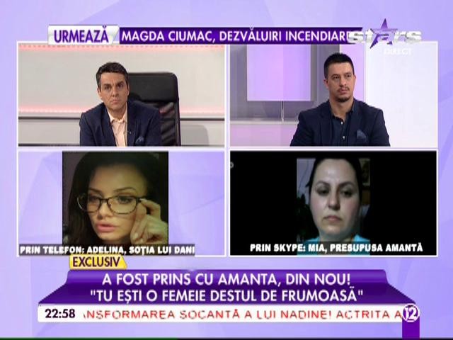 Confruntarea supremă la "Agentul Vip"! Cum a reacţionat soţia lui Dani Prinţul Banatului c&acirc;nd a auzit conversaţia dintre soţul ei şi amantă