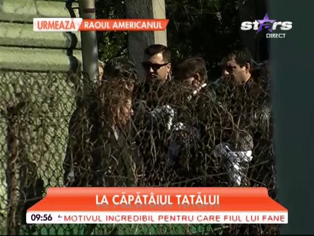 Primele imagini cu Dan Diaconescu la căpăt&acirc;iul tatălui