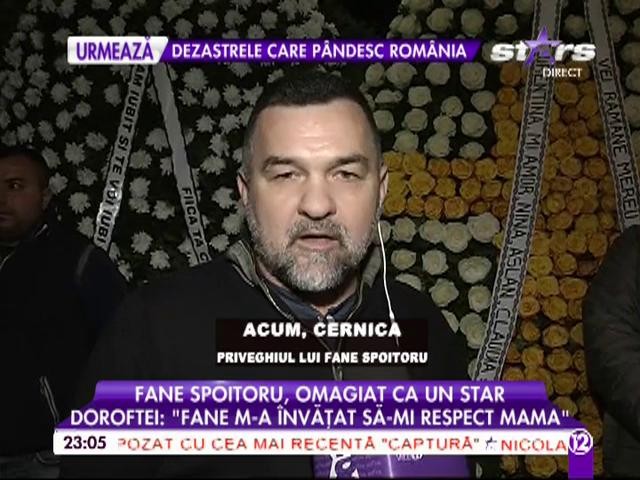 Fane Spoitoru, omagiat ca un star! Leonard Doroftei vorbeşte despre ultmia conversaţie cu Fane: "Credea că o să vină acasă"
