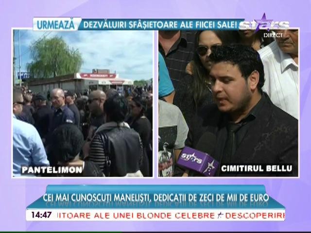 Sorin Copilul de Aur, &icirc;n lacrimi la &icirc;nmorm&acirc;ntarea lui Fane Spoitoru: "Aşa om rar am văzut!"