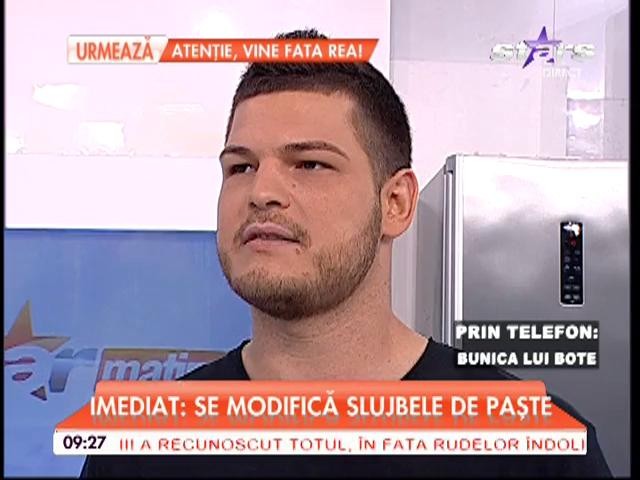VIDEO / &Icirc;şi aniversează ziua de naştere, dar n-a scăpat de "apostrofările" bunicii! Un prezentator celebru, "urecheat"  &icirc;n direct, la TV