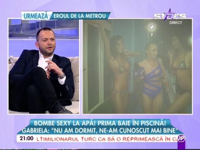 Bombe sexy la apă! Prima baie &icirc;n piscină! "Nu am dormit, ne-am cunoscut mai bine"