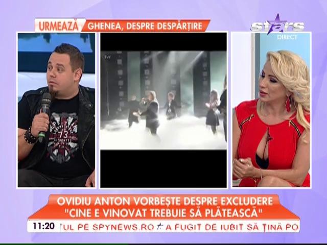 Ovidiu Anton vrea dreptate, după ce Rom&acirc;nia a fost exclusă de la Eurovision