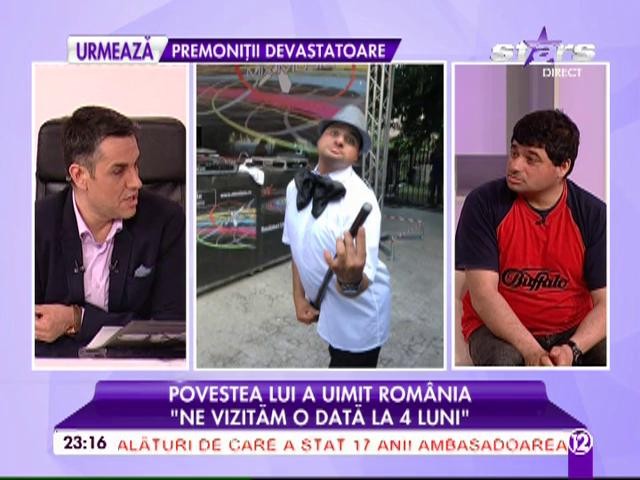 Omul bormaşină, &icirc;n direct! Din gunoier a ajuns celebru, imită sunetele pe care le aude