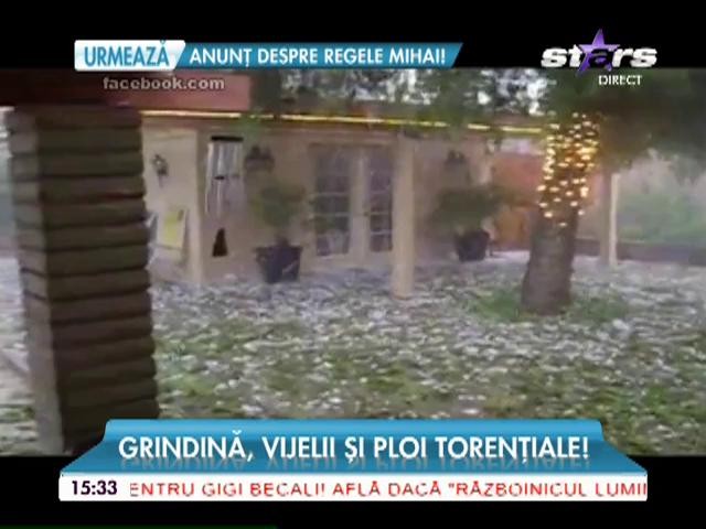 Imagini apocaliptice &icirc;n săptăm&acirc;na mare! Grindină, vijelii şi ploi torenţiale!