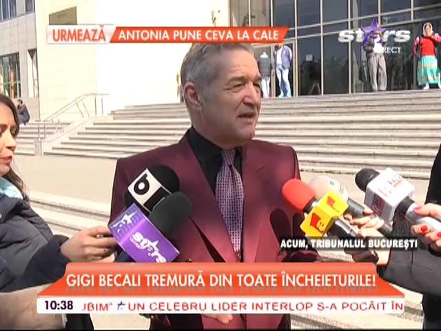 Gigi Becali, primele declaraţii după ce s-a prezentat &icirc;n faţa judecătorilor! Ce se &icirc;nt&acirc;mplă &icirc;n procesul pentru marca Steaua