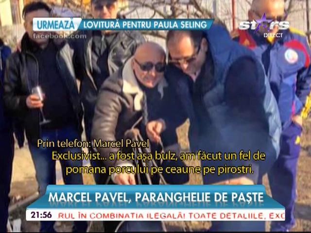 Marcel Pavel a făcut o petrecere de pomină cu prietenii