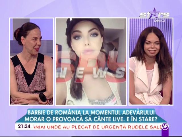 VIDEO /  A leşinat pe scena de la "X Factor", iar Mihai Morar i-a mai dat o şansă! Ce s-a &icirc;nt&acirc;mplat c&acirc;nd Barbie de Rom&acirc;ia a fost provocată să c&acirc;nte live