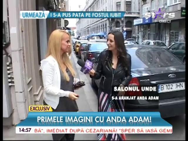 Primele imagini cu Anda Adam, din ziua botezului fiicei sale. Aşa va fi machiată şi coafată! "Mă duc să o &icirc;mbrac pe Evelin"