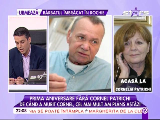 Cornelia Patrichi, prima aniversare fără maestru: "Am pl&acirc;ns foarte mult"