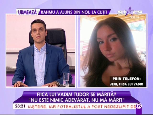 Se mărită fiica cea mică a lui Corneliu Vadim Tudor? Jeni a dat răspunsul la &icirc;ntrebarea cea mare