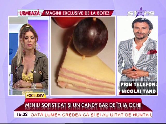 Nicolai Tand, despre meniul oferit de S&acirc;nziana Buruiană invitaţilor la botezul fiicei ei: "&Icirc;n mare parte, preparatele..."