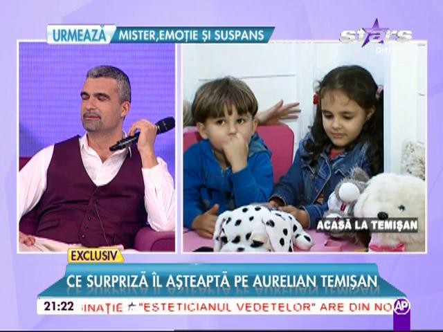 Aurelian Temișan, surpriză de zile mari din partea celor mai iubite persoane din viața lui