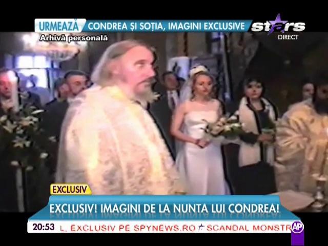 Imagini de colecție de la nunta lui Dan Condrea cu Laura Georgescu