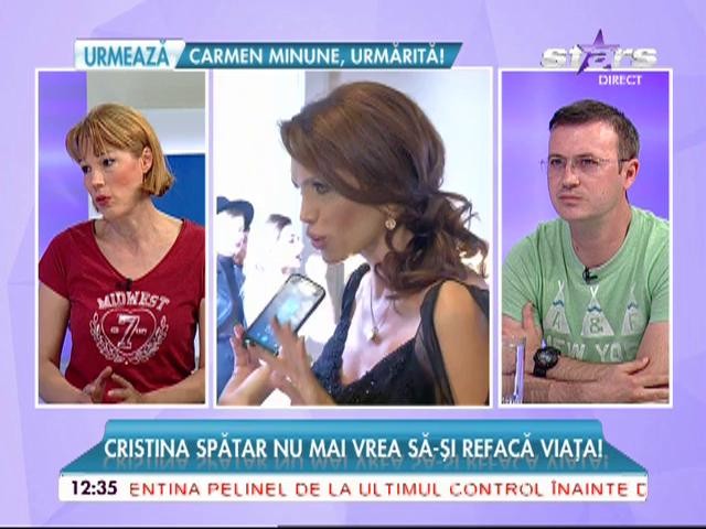 Cristina Spătar, declaraţii incredibile! Mesajele pe care şi le dă cu soţul ei