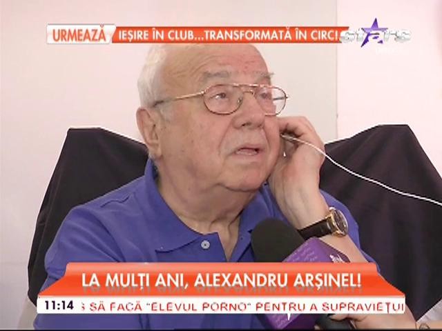 Alexandru Arșinel a &icirc;mplinit 77 de ani și are o mare dorință