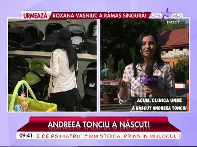 Andreea Tonciu a născut