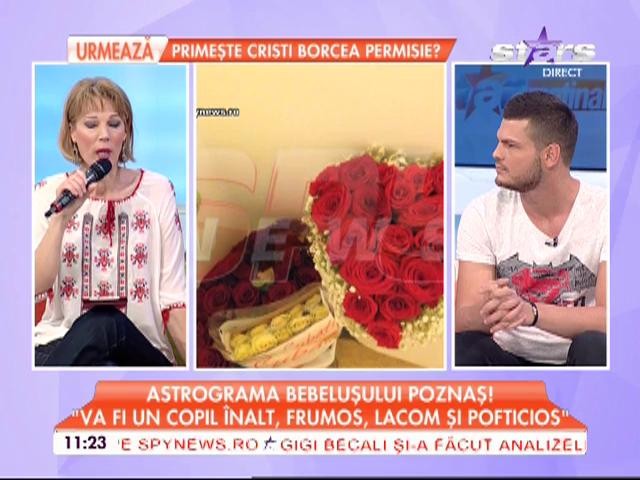 Viitorul sună bine pentru bebelușul Valentinei Pelinel. Va reuși Cristian Borcea să meargă să &icirc;l vadă?
