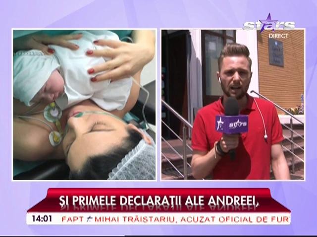 Andreea Tonciu s-a externat. Proaspăta mămică &icirc;şi duce fetiţa acasă
