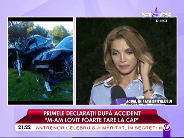 Primele declarații ale Cristinei Spătar după accident