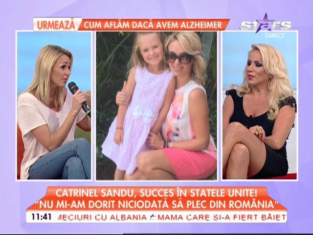 Catrinel Sandu, succes &icirc;n Statele Unite! "Măn&acirc;nc cu doi dolari pe zi"