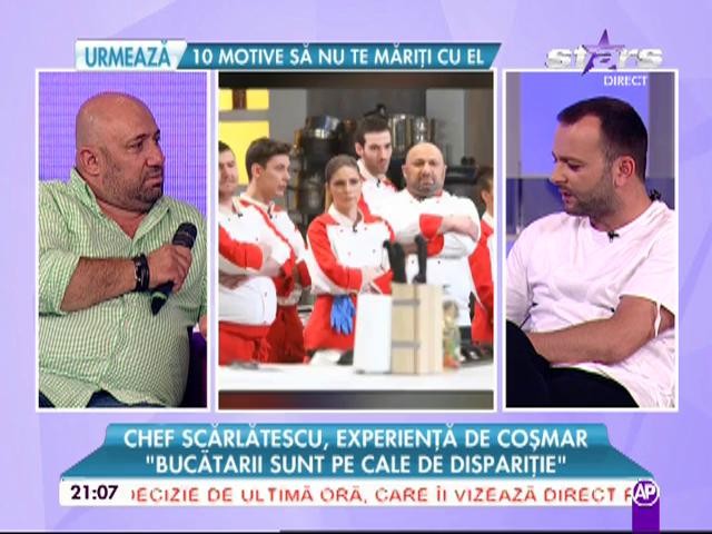 Chef Scărlătescu, despre femeia ideală și despre trucuri &icirc;n bucătărie