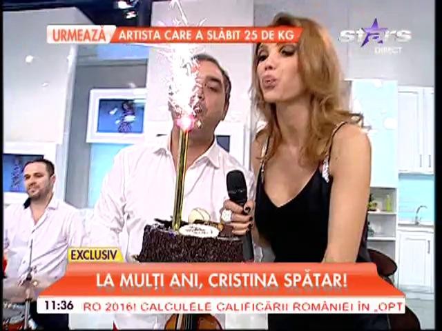 VIDEO! Cristina Spătar, lacrimi de ziua ei: "De dimineaţă plâng încontinuu. A venit Alin, mi-a dat ...!"