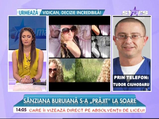 S&acirc;nziana Buruiană, cu fetița la soare! Ce o sfătuiesc medicii