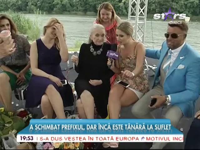 Valentina Pelinel, la aniversarea Zinei Dumitrescu