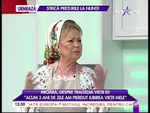 Mioara Velicu, &icirc;n depresie după moartea soţului: "Mi-am pierdut sora, mama, tata, dar asta a fost o lovitură groaznică"