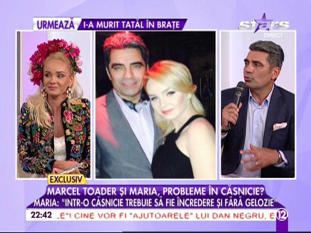 Marcel Toader şi Maria, probleme &icirc;n căsnicie? "Ar trebui să fii nebun să o &icirc;nşei"