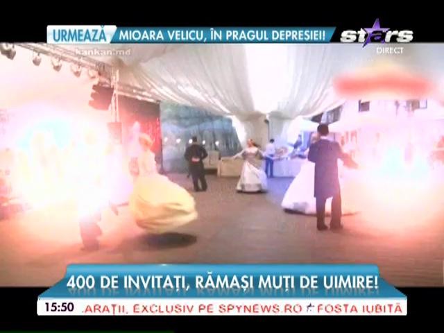 Cea mai spectaculoasă nuntă din Moldova! Invitații au rămas muți de uimire