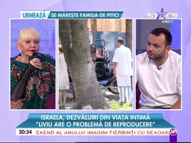 Israela, dezvăluiri din viaţa intimă cu Liviu! "Avea o problemă de reproducere"