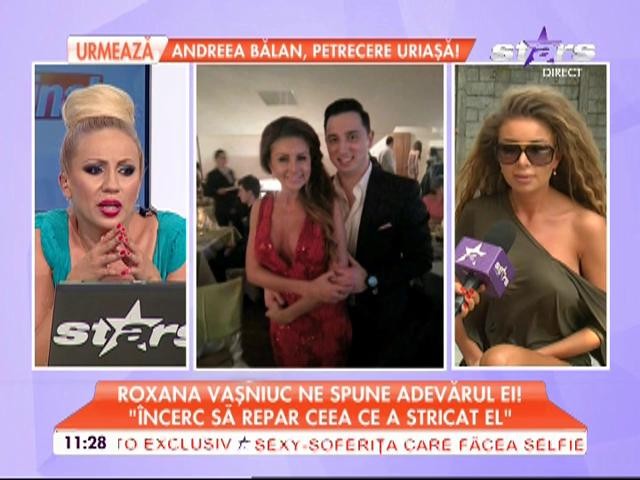Roxana Vașniuc a făcut pace cu tatăl fetiței sale