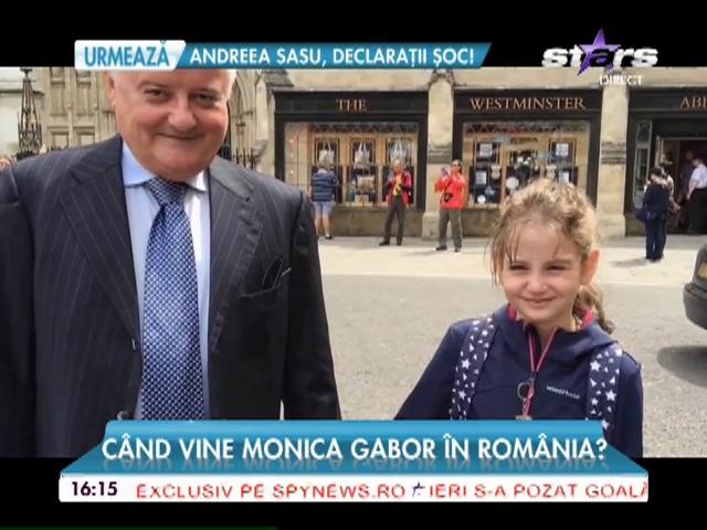 C&acirc;nd vine Monica Gabor &icirc;n Rom&acirc;nia? Irinel Columbeanu știe răspunsul