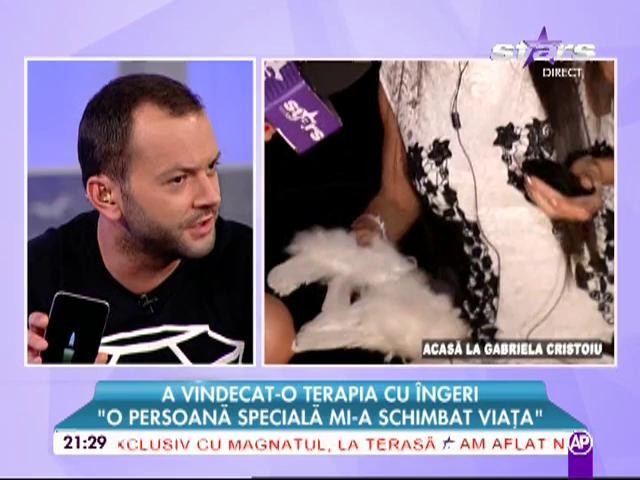 VIDEO / A fugit din ţară după ce a făcut o criză de pl&acirc;ns &icirc;n direct, la TV, iar acum face terapie cu &icirc;ngeri! Cine este vedeta care şochează