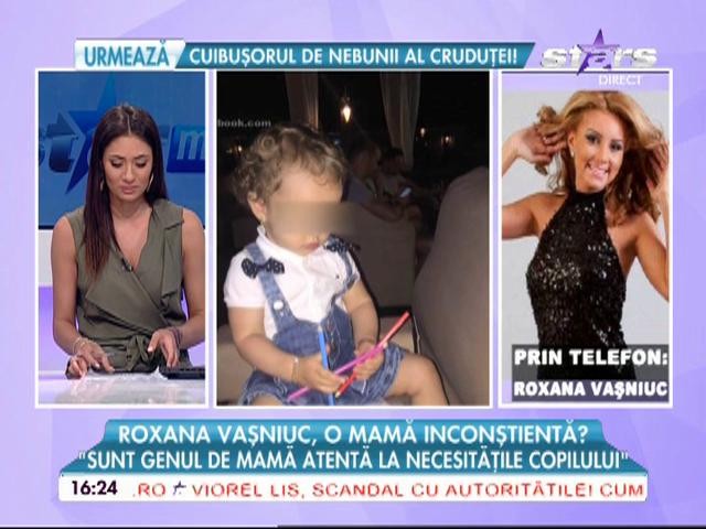 Roxana Vașniuc, cu fetița la restaurant la o oră nepotrivită. Vedeta se apără