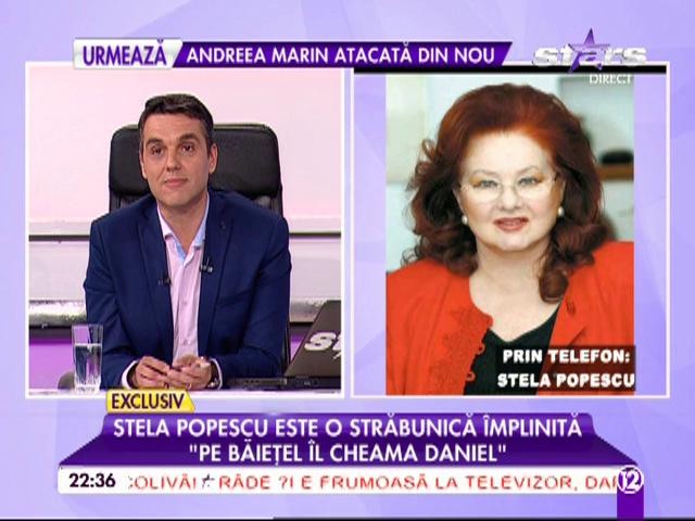 Stela Popescu a devenit străbunică
