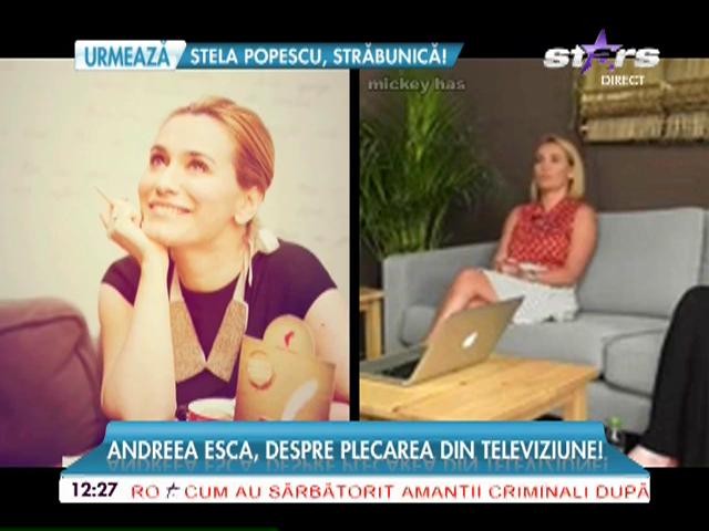 Andreea Esca, despre plecarea din televiziune! A mărturisit tot &icirc;ntr-un interviu