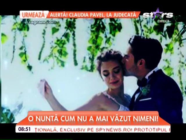 O nuntă cum nu a mai auzit nimeni! S-au cunoscut pe platourile de filmare
