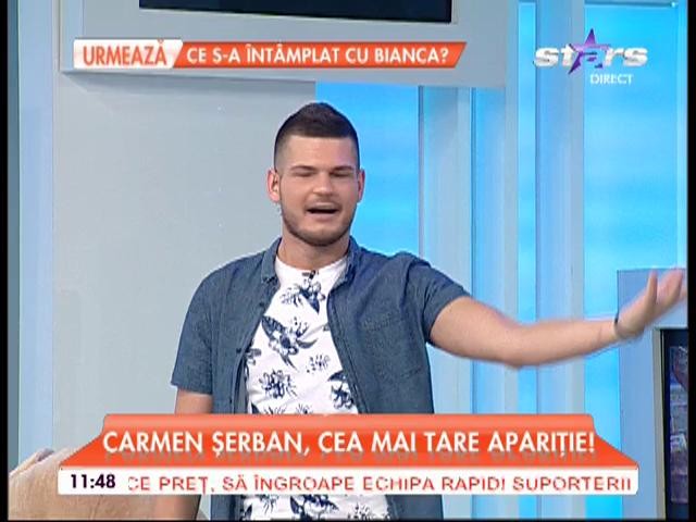 Carmen Şerban se pregăteşte să le dea "boom" fanilor! Anunţul pe care l-a făcut &icirc;n direct