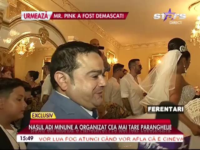 Cea mai tare nuntă din Ferentari, la care naş e Adrian Minune! Ce le-a urat mirilor