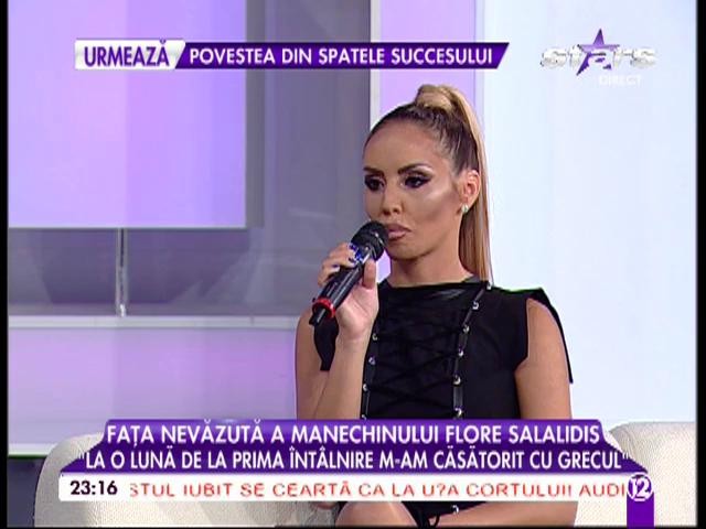 VIDEO / E o bombă sexy, dar ascunde o dramă de neimaginat! Flore Salalidis, mărturisiri despre fostul soţ decedat: "Nu am ajus la timp!"