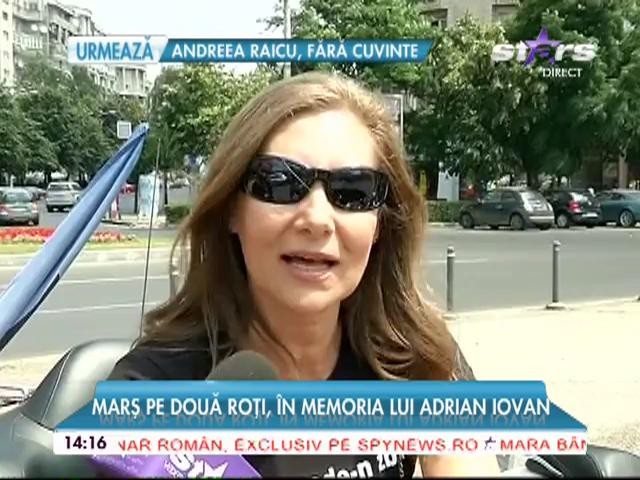 Marş pe două roţi &icirc;n memoria lui Adrian Iovan! Fosta soţie, Romaniţa Iovan, a organizat totul
