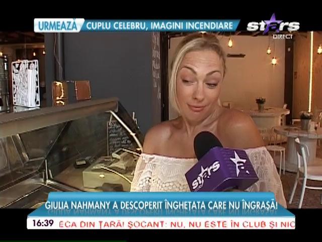 Giulia Nahmany a descoperit &icirc;ngheţata care nu &icirc;ngraşă! Care e secretul şi de ce ingrediente minune ai nevoie